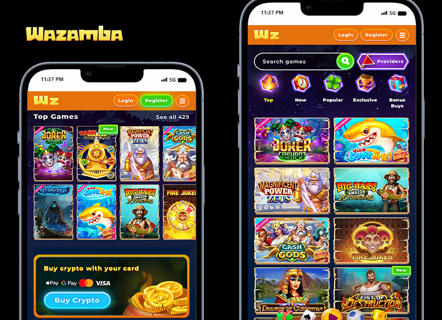 Casino Games Wazamba